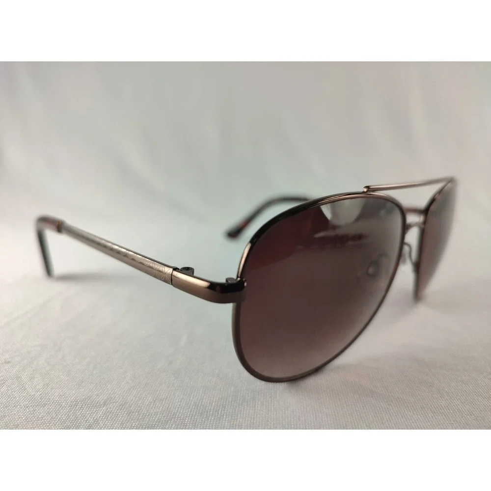 O by Oscar de la Renta 3041 Aviator Sunglasses Brown Gradient 55-15-135